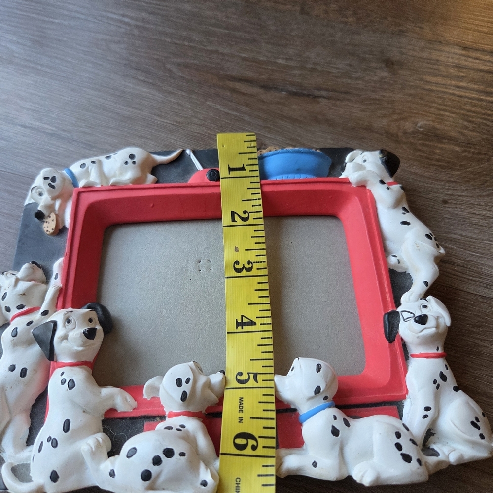Vintage Walt Disney Company 101 Dalmation Puppies Watching TV Picture Frame - Picture 12 of 12